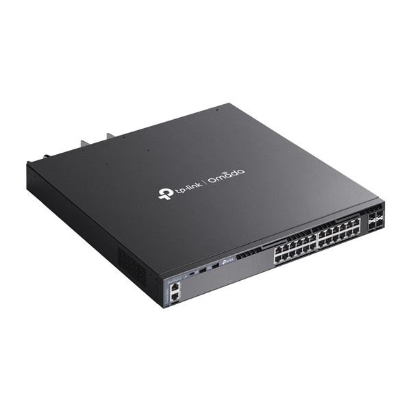 Omada ギガビットPoE+ポート×24 / 10Gスロット×4 スタッカブルL3マネージスイッチ