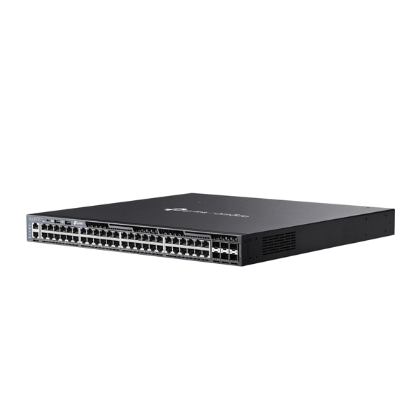 Omada ギガビットPoE+ポート×48 / 10Gスロット×6 スタッカブルL3マネージスイッチ