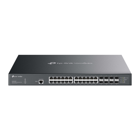 Omada 10GBASE Tポート×32 L2+マネージドスイッチ（PoE++ポート×24搭載）
