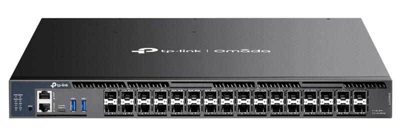 Omada 10Gポート×26 / 25Gスロット×6 スタッカブルL3マネージスイッチ