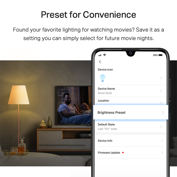 スマート調光LEDランプ