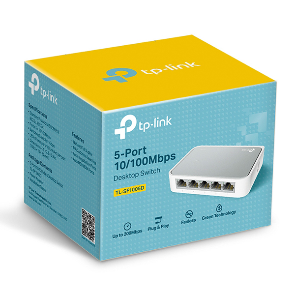 5ポート 10/100Mbps デスクトップ スイッチ