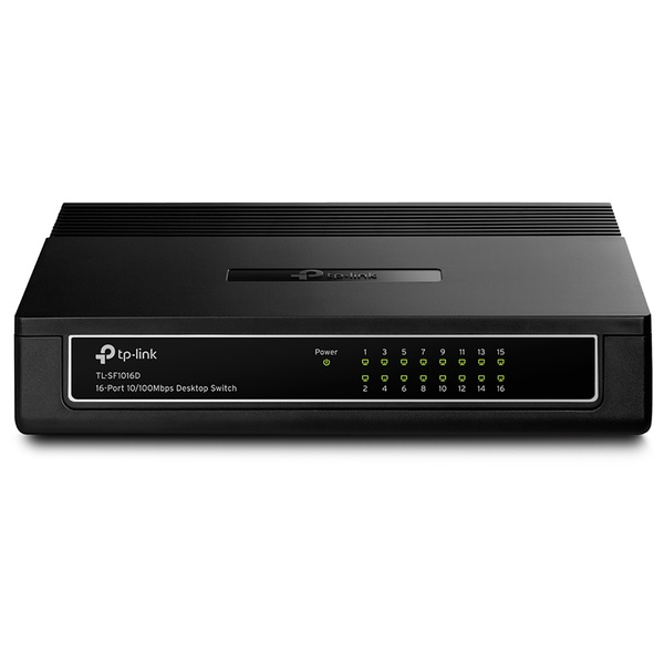 16ポート 10/100Mbps スイッチングハブ
