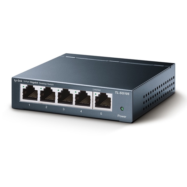 5ポート 10/100/1000Mbps デスクトップ スイッチ