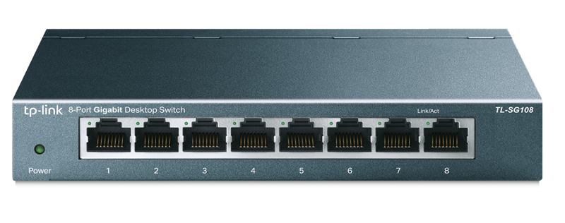 ギガビットポート×8 アンマネージスイッチ