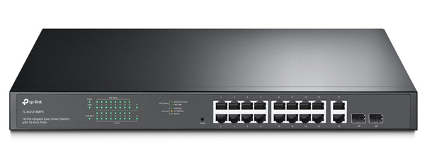 18ポート ギガビット イージースマートスイッチ （PoE+ポート×16搭載)