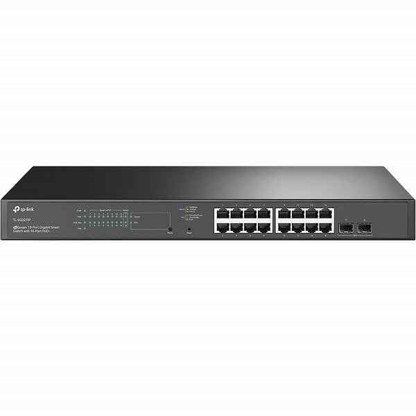 JetStream 18ポートギガビット デスクトップ スイッチングハブ（16 PoE+ポート搭載）