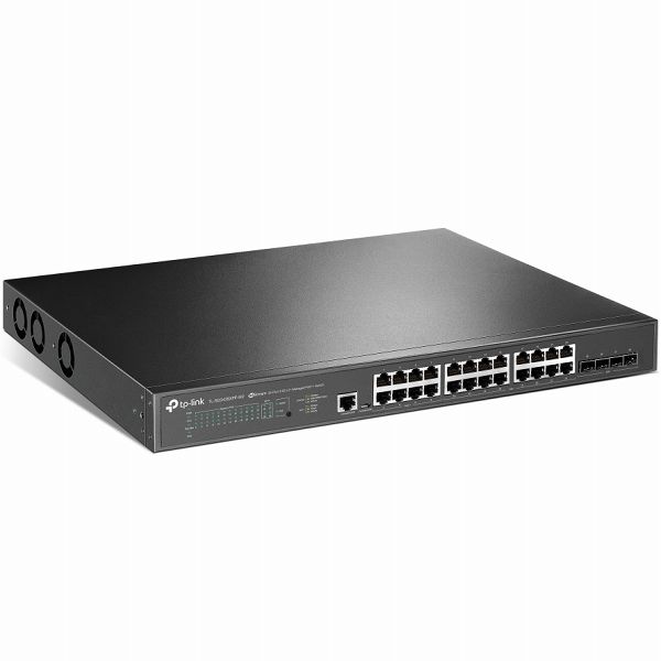 JetStream 24ポート 2.5GBASE-T & 4ポート 10GE SFP+ L2+ マネージドスイッチ(PoE+16ポート & PoE++8ポート搭載)