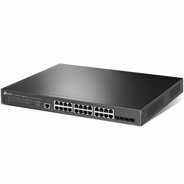 JetStream 24ポート 2.5GBASE-T & 4ポート 10GE SFP+ L2+ マネージドスイッチ(PoE+16ポート & PoE++8ポート搭載)