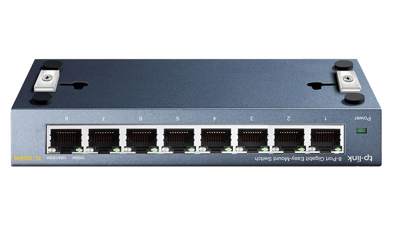 8ポート ギガビット らくらくマウントスイッチングハブ