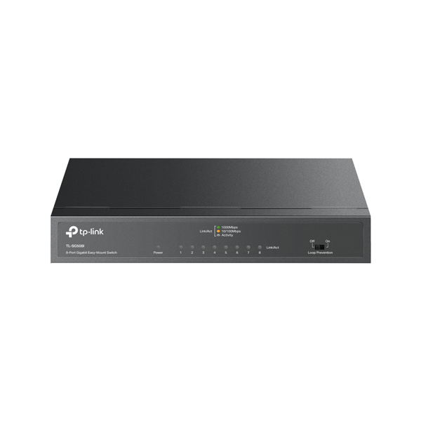 8ポート 電源内蔵 ギガビット スイッチングハブ