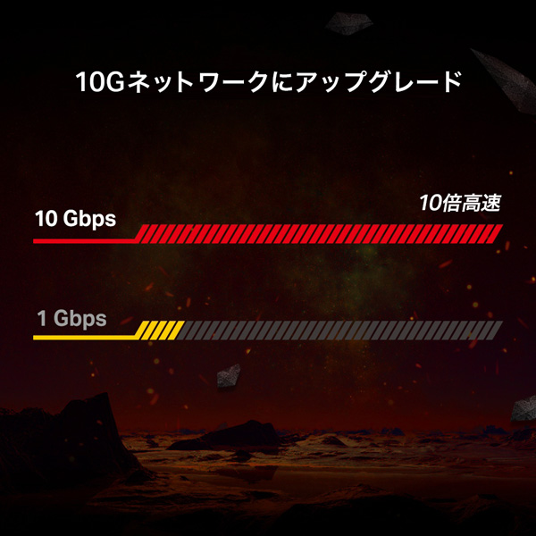 10ギガビット PCIe ネットワークアダプター