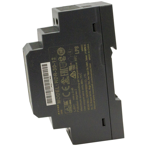 産業用電源 （出力電圧DC10.8V～13.2V、入力範囲AC85～264V、最大電力24W）、動作温度-30℃～+70℃