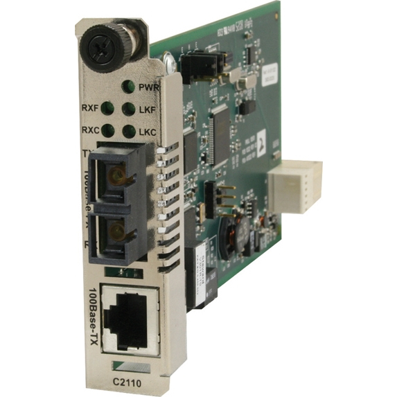 100Base-FX/100Base-TX(RJ-45)/SC/マルチモード/1300nm/2km