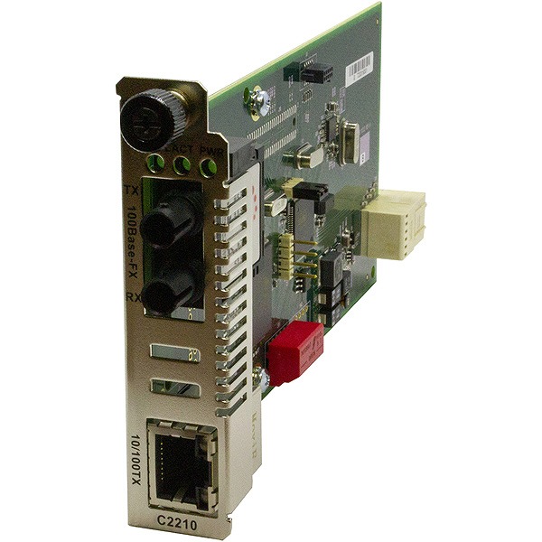 100Base-FX/10/100Base-TX(RJ-45)/ST/マルチモード/1300nm/2km