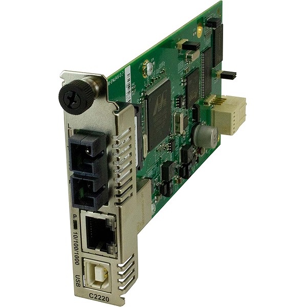 100Base-FX/10/100/1000Base-T(RJ-45)/SC/シングルモード/1310nm/20km