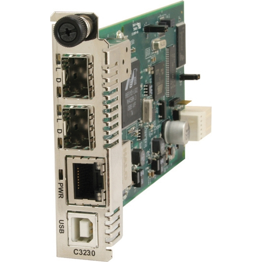 (2)SFP空きスロット/10/100/1000Base-T(RJ-45)/SFP