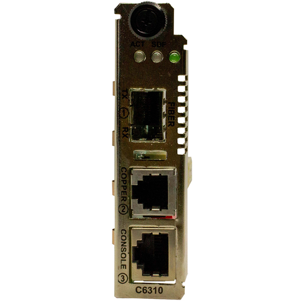 カード メディアコンバータ ツイストペア RJ11 5km/SFP スロット(空き)