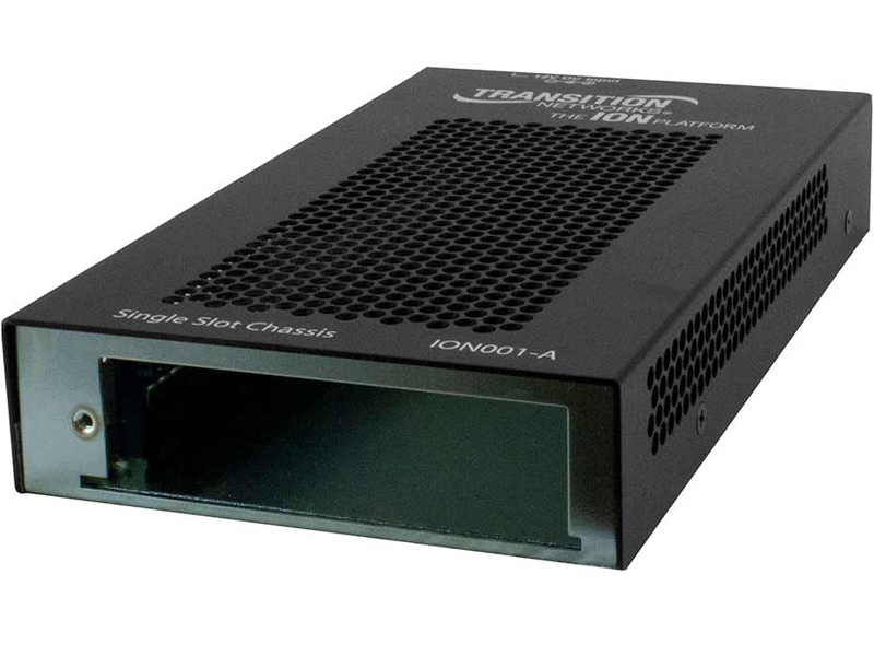 1スロットIONシャーシ（12VACアダプタ電源付き）