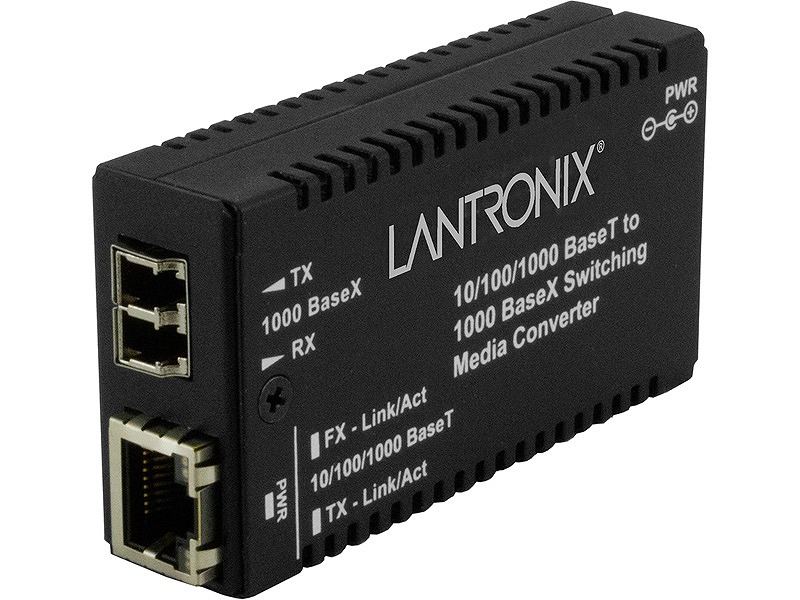 10/100/1000Base-T (RJ-45) [100 m/328 ft.] to 1000Base-SX 850nm multimode (LC) [62.5/125μm：220m][50/125μm：550m]