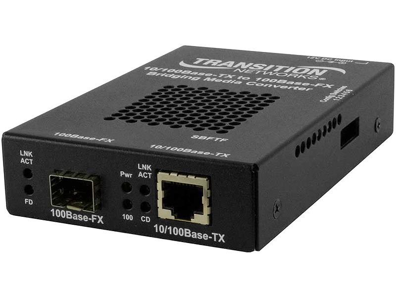 SFP空きスロット/10/100Base-TX(RJ-45)/100BaseSFP