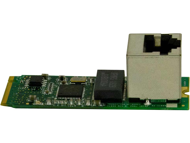オプション COMBO PORT MODULE 10/100/1000Base-T maintenance port or 100/1000Base-X combo uplink port