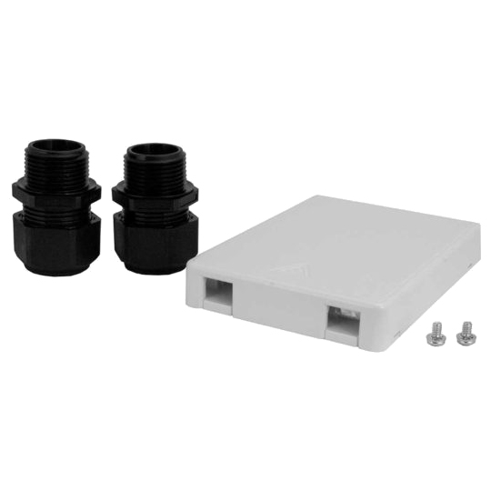 オプション FIBER MGMT KIT: Includes fiber management tray mounting and alternative cable gland / inserts