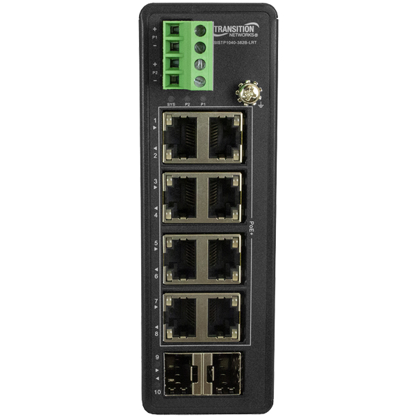 (8)10/100/1000BASE-T PoE/PoE+(RJ-45)[100m] (2)100/1000 SFP（空き）