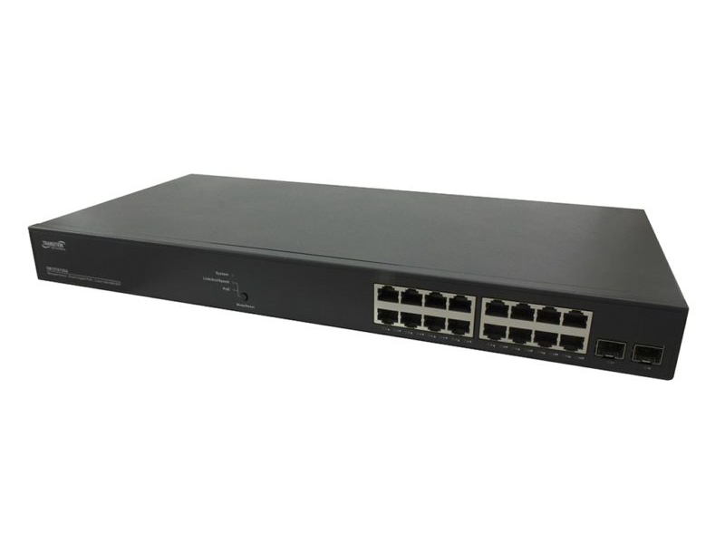 (16) 10/100/1000Base-T (PoEプラス対応) + (2) SFPポート