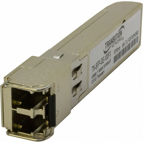 100Base-FX 1310nm マルチモード (LC)、DMI 付き 2km リンク バジェット 10.0 dB