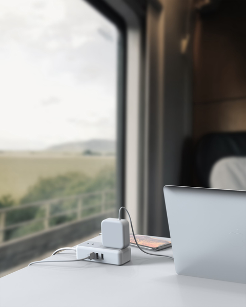 USB付4口ACマルチ電源タップ(2m)