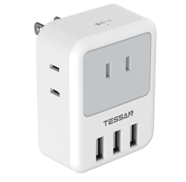 USB付3口ACマルチ電源タップ