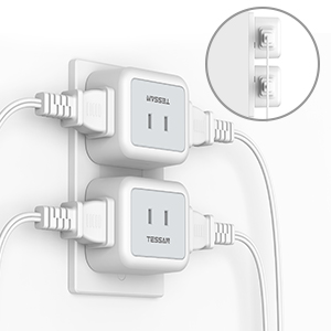 3口ACマルチ電源タップ 2個セット