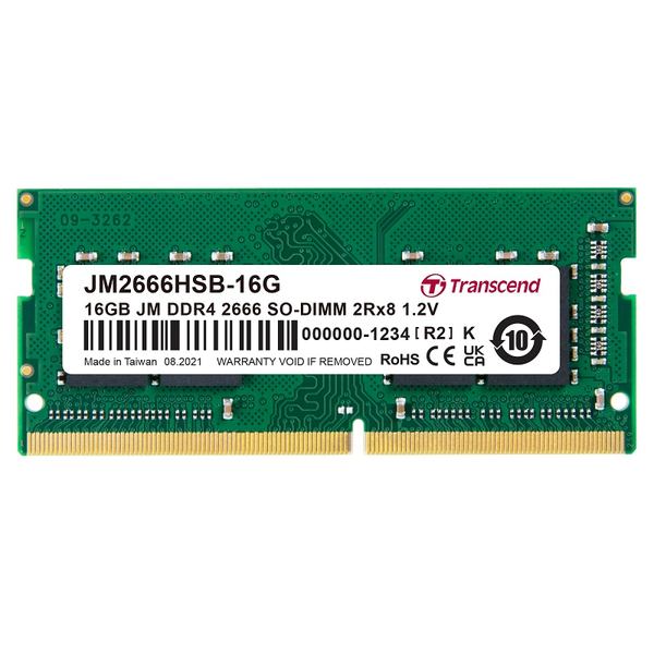 PC4-21300 (DDR4-2666) 対応 260ピン CL19 1.2V DDR4 SO-DIMM 16GB
