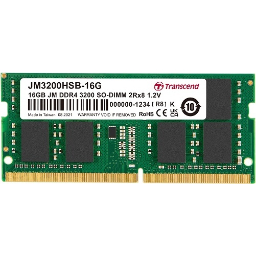 PC4-25600 (DDR4-3200) 対応 260ピン CL22 1.2V DDR4 SO-DIMM 16GB