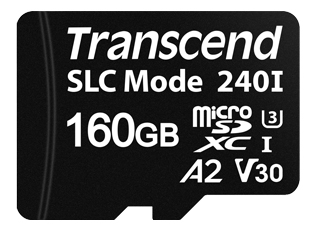 法人向け業務用産業用インダストリアル製品 160GB microSD SLC ModeWide-Temp. UHS-IV30 A2 TLC