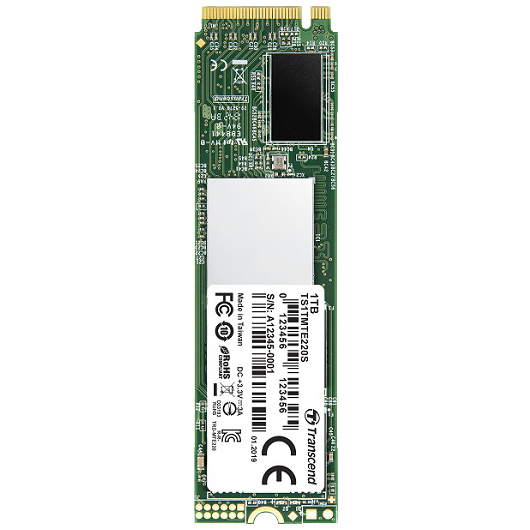 1TB M.2 2280 PCIe Gen3x4 NVMe 3D with Dram