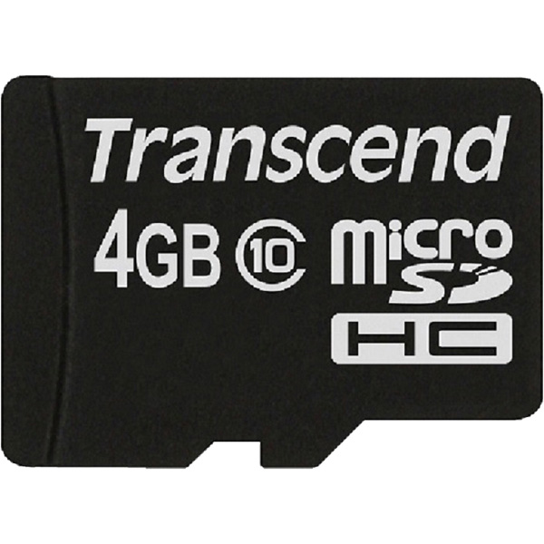 microSDHCカード Class10 4GB
