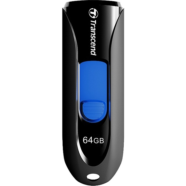 USBメモリー USB3.1(Gen1)/USB3.0対応 スライド式 64GB ブラック