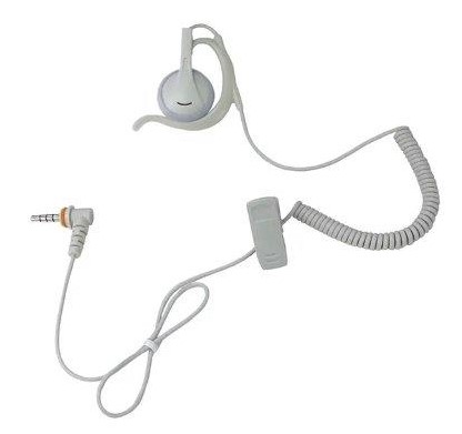 イヤピース（耳掛け付きオープンエアー型L・カールコード・グレイ）