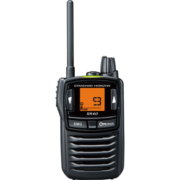 防水・防塵性に優れた電池3本で約85時間使用 特定小電力トランシーバー ブラック スタンダードホライゾンブランド