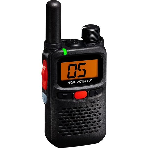 特定小電力トランシーバー YAESUコネクトLite搭載で混信を自動回避 コンパクトボディ ショートアンテナタイプ Bluetooth搭載 アルカリ乾電池仕様