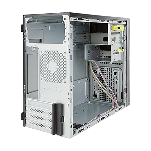 ミニタワーケース/電源非搭載/ブラック