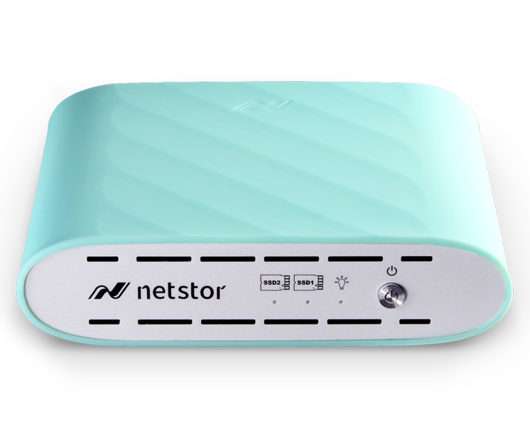 NetStor NA611TB3 JBOD Thunderbolt3 to NVMe×2 60W 電源アダプター Thunderbolt 0.5M ケーブル付属