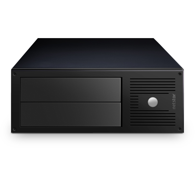 NetStor LTOテープ(5.25インチベイ×2) to Thunderbolt3 エンクロージャー、300W単一電源ユニット（PSU）搭載、Thunderboltケーブル（1m）1本付き