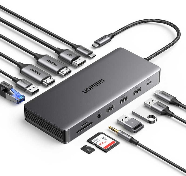 Revodok Pro 13-in-1 USB-C Multifunction Adapter-10Gbps