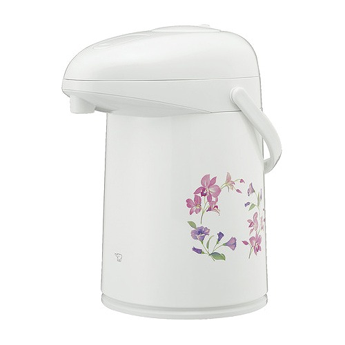 押すだけガラスポット 2.2L リースフラワー