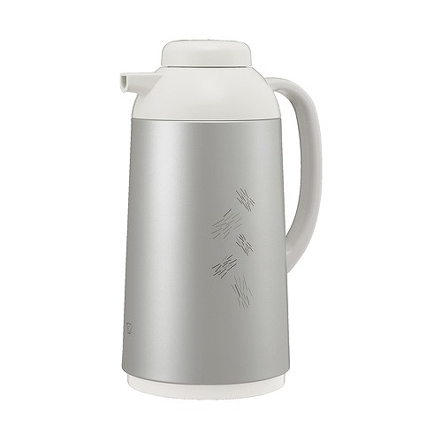 ガラスポット 1.0L フェザータッチせん マットシルバー