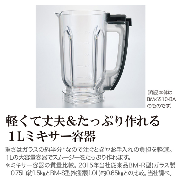 ミキサー 1.0L グレージュ