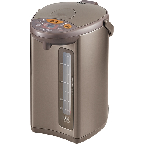 マイコン沸とう電動ポット 4.0L メタリックブラウン デジタル液晶